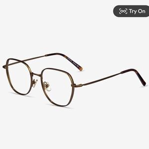 EyeBuyDirect Eye Glasses Frames Pimlico Round Bronze Wire